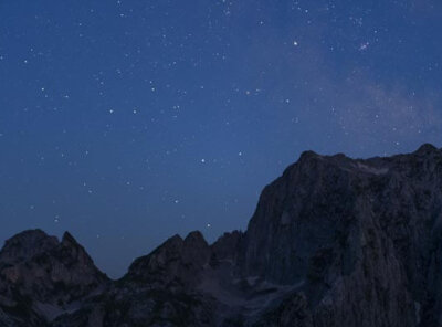 Timelapse sterren Montenegro