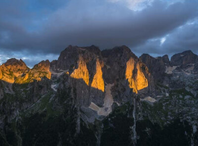 Timelapse zonsondergang Montenegro