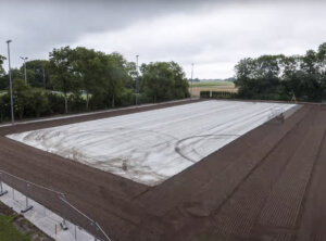 Timelapse aanleg hybride sportveld