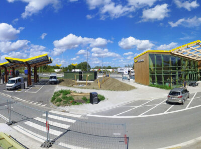 Timelapse Fastned laadstation Gentbrugge